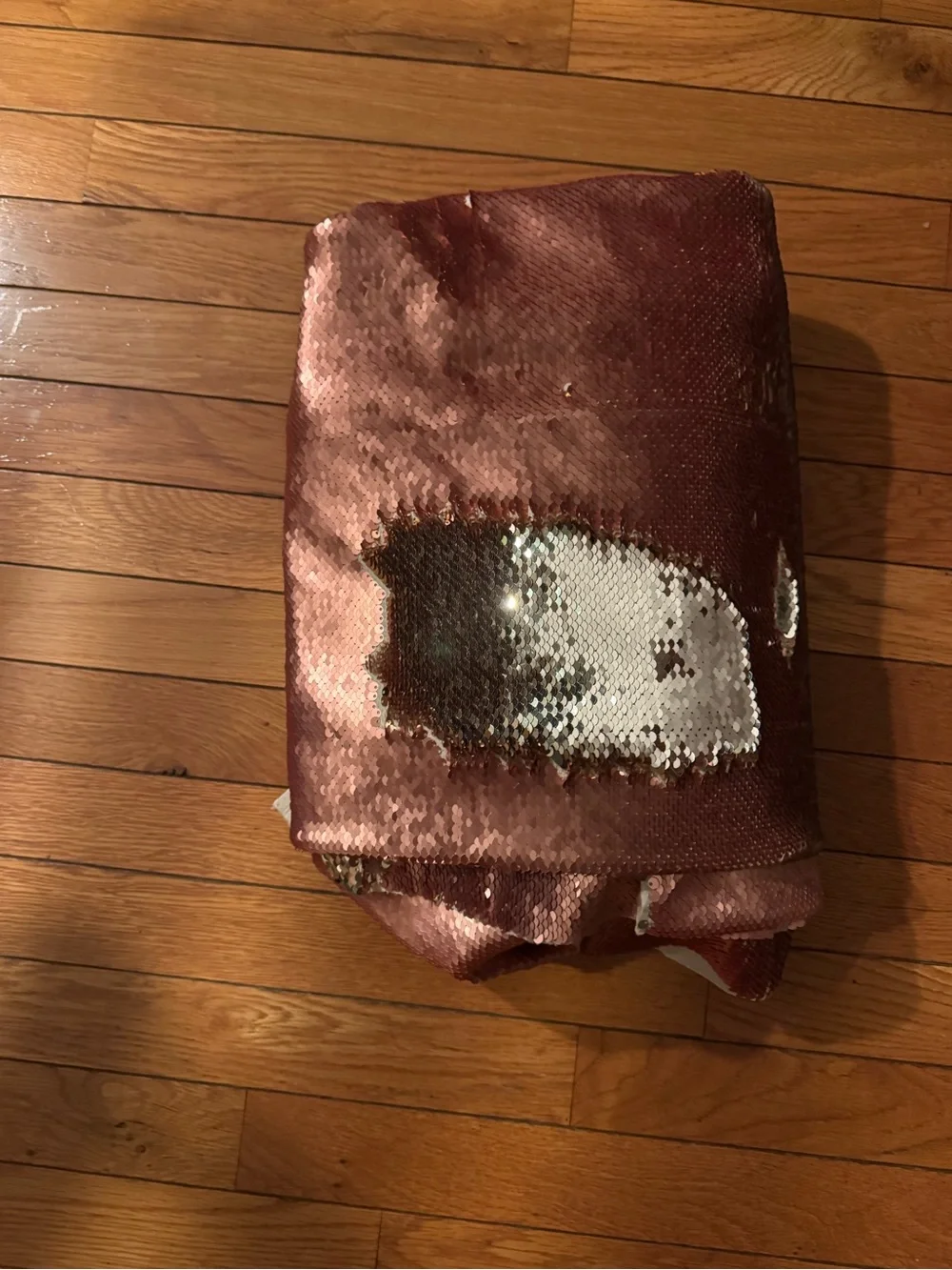 Sequin 3 yards of material - Rose Gold/ Gold